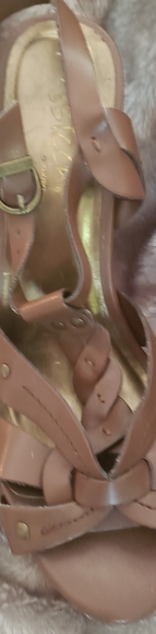 S. Bicca Brown Platform Sandal - Picture 2 of 4